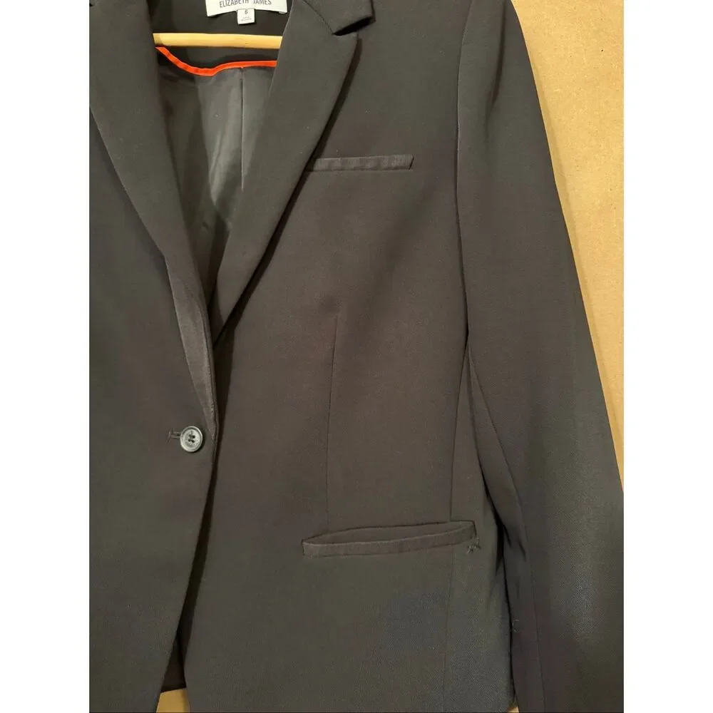 Elizabeth & James Black Blazer‎ MSRP:$465